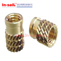 Buttom-Flanged Outer-Knurled Threaded Insert Nuts